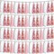 4P Pink White Peach Rose Gold Tassels Party Tassel Garland Banner, Tassels Banner Streamers for Parade Floats, Bachelorette, Wedding, Birthday, Christmas, Bridal/Baby Shower Party Decorations